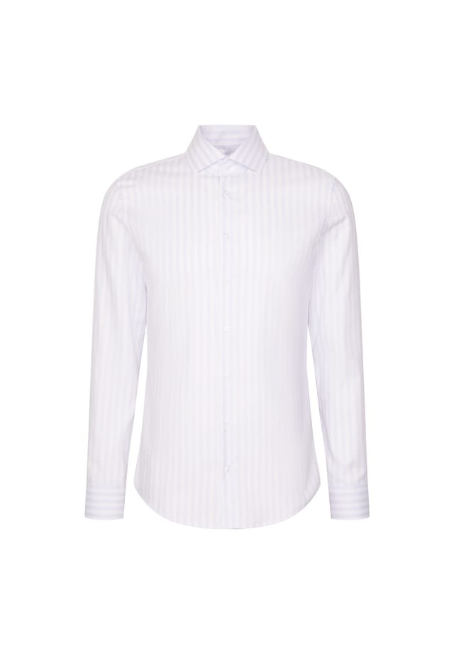 Деловая рубашка узкая Seidensticker, голубой 
Деловая рубашка узкая Seidensticker, голубой