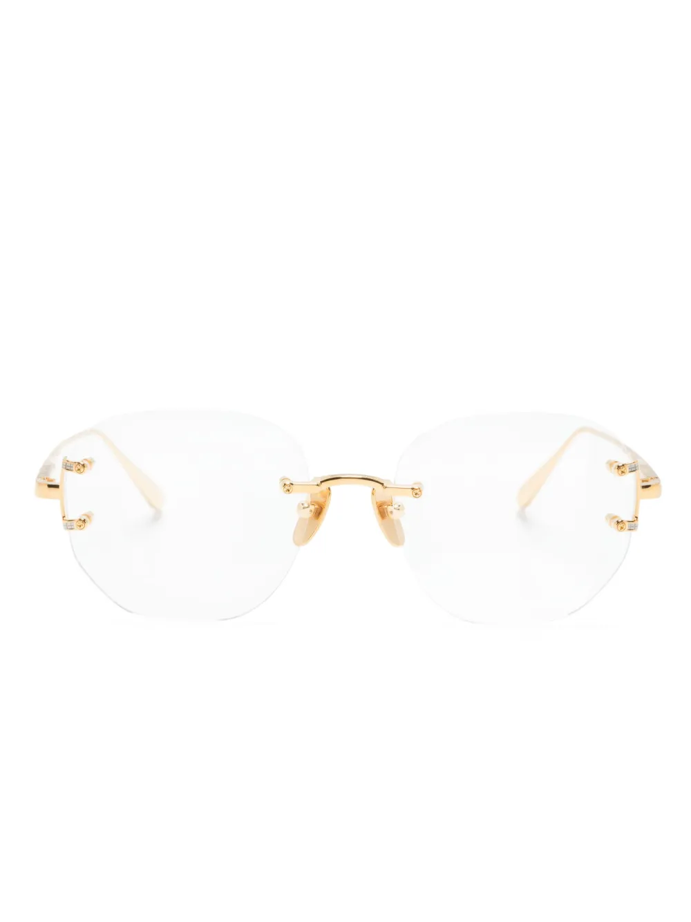 Очки Sandor в овальной оправе Linda Farrow, золотистый
Очки Sandor в овальной оправе Linda Farrow, золотистый