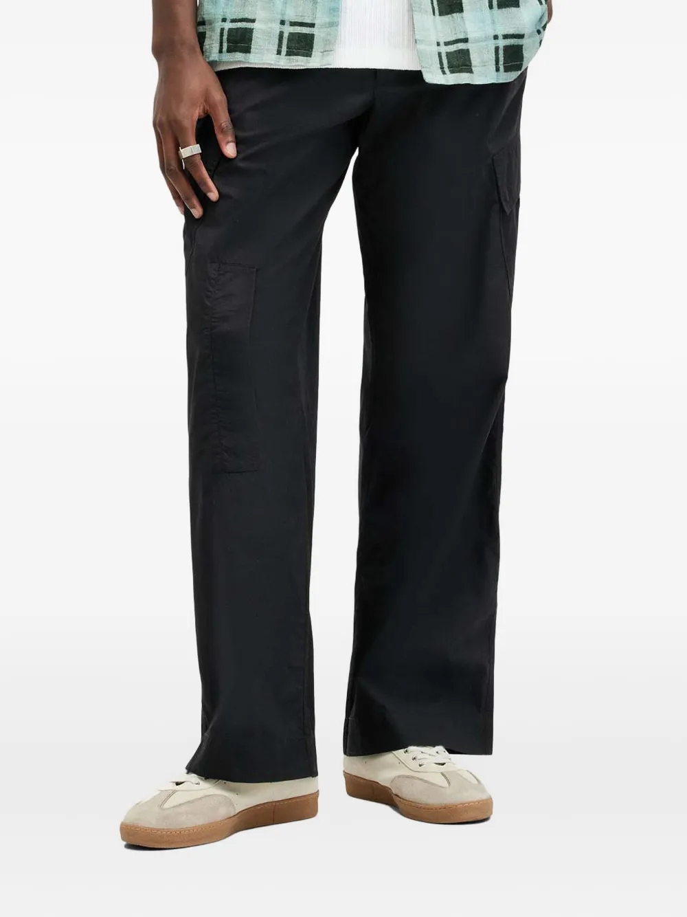 Брюки с накладными карманами AllSaints, синий
Брюки с накладными карманами AllSaints, синий