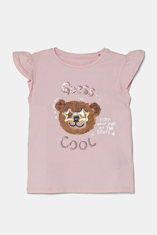 Детская футболка Guess, розовый
Детская футболка Guess, розовый