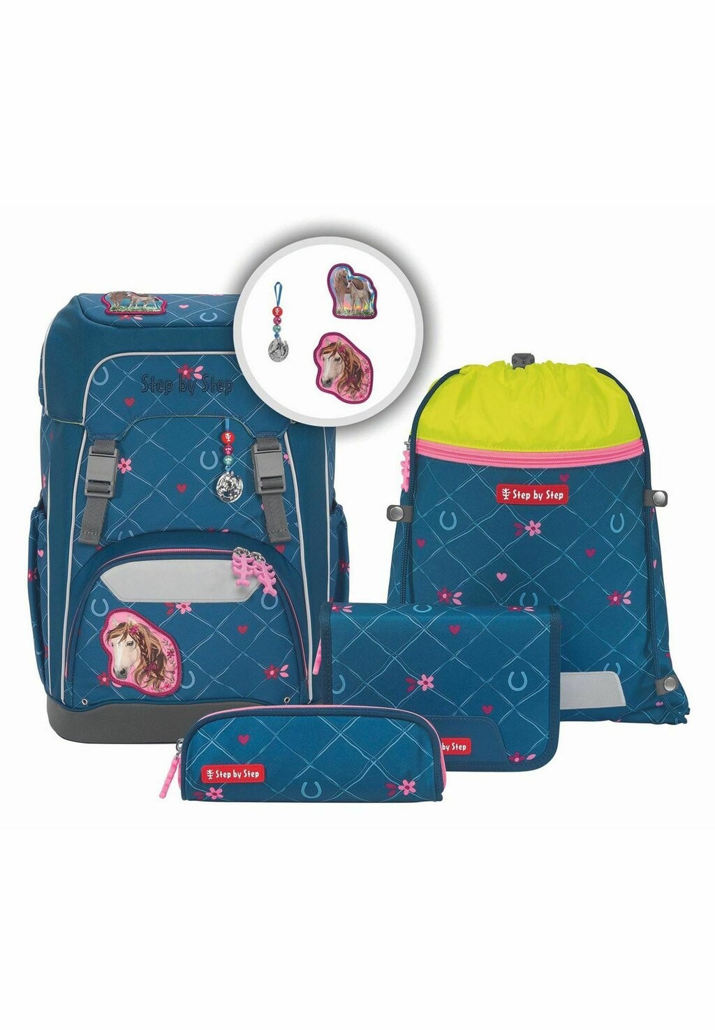 Набор школьных сумок GIANT SET 5-TEILIG Step by Step, цвет horse lima
Набор школьных сумок GIANT SET 5-TEILIG Step by Step, цвет horse lima