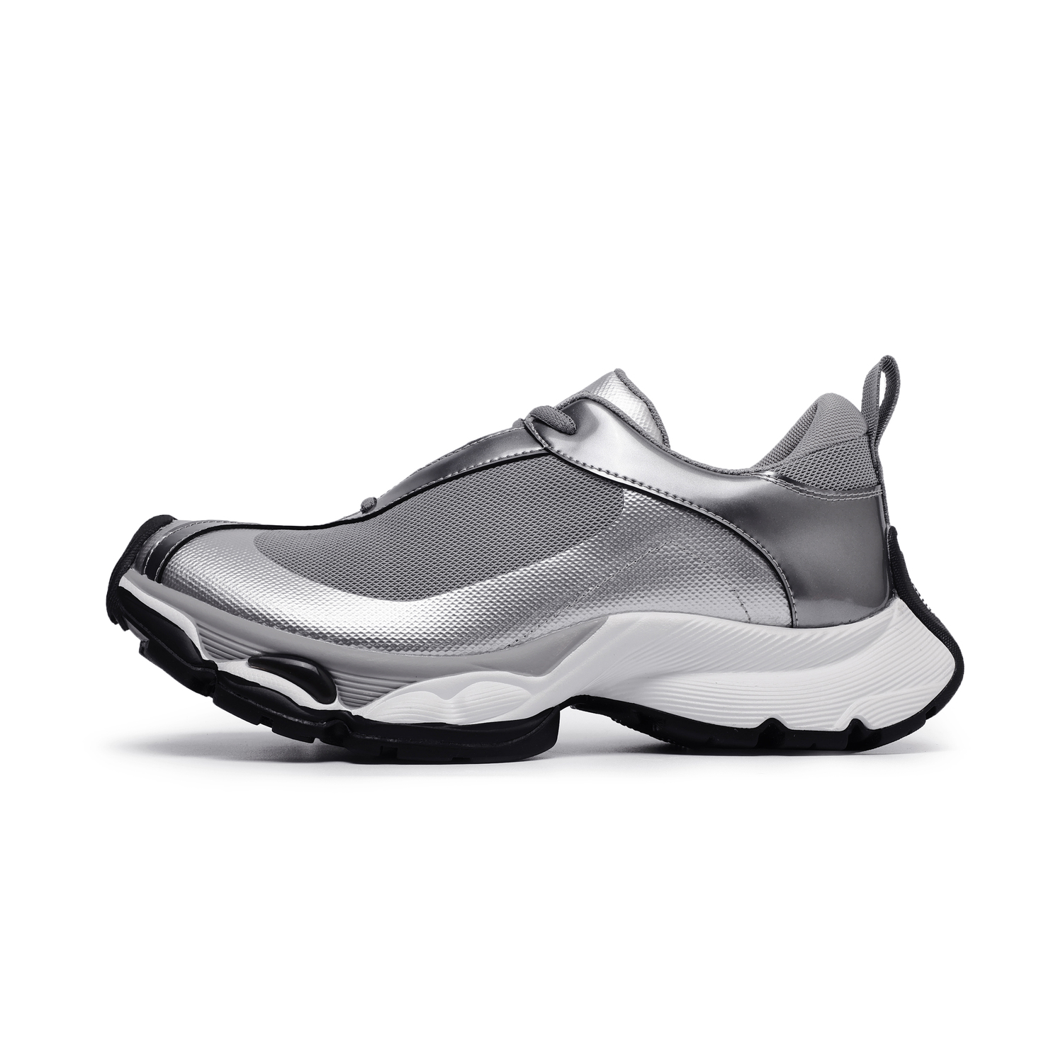 Hong Kong Meng Серые противоскользящие утолщенные кроссовки на платформе унисекс, цвет Gray
Hong Kong Meng Серые противоскользящие утолщенные кроссовки на платформе унисекс, цвет Gray