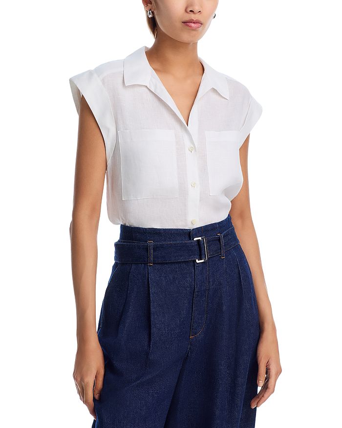 Льняная рубашка для отдыха FRAME, белый 
Льняная рубашка для отдыха FRAME, белый