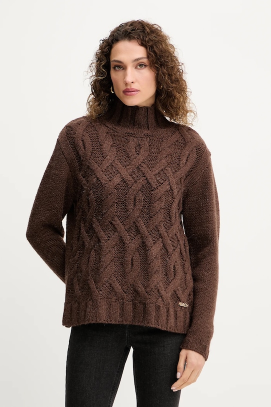 Свитер с добавлением шерсти HENRY Silvian Heach, коричневый
Свитер с добавлением шерсти HENRY Silvian Heach, коричневый