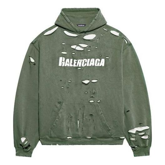 Толстовка caps destroyed hoodie 'green' Balenciaga, зеленый
Толстовка caps destroyed hoodie 'green' Balenciaga, зеленый