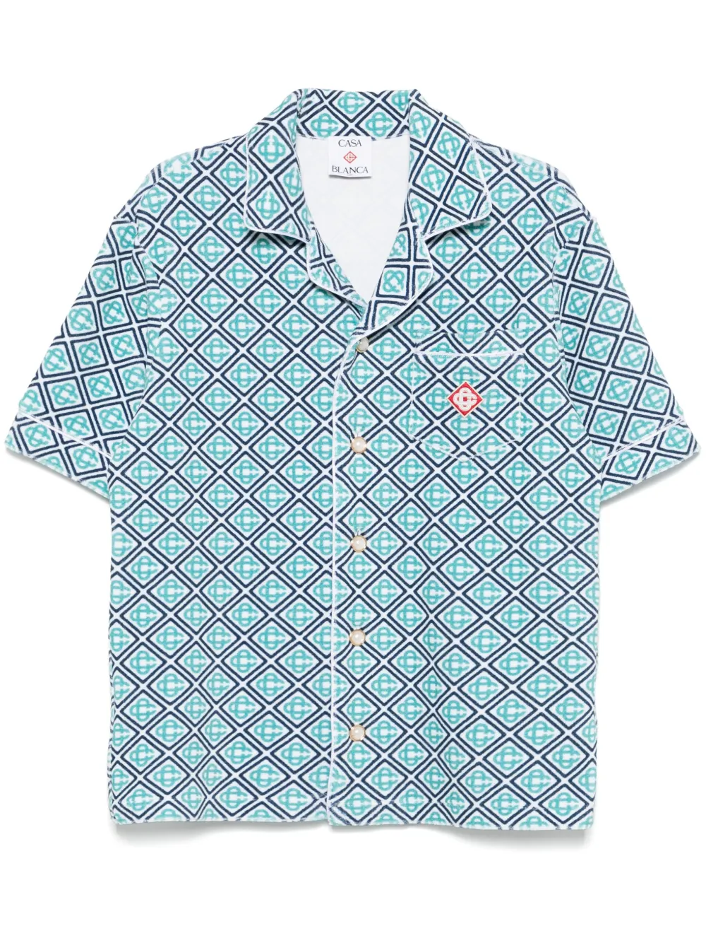 Рубашка с монограммой CASABLANCA, синий
Рубашка с монограммой CASABLANCA, синий