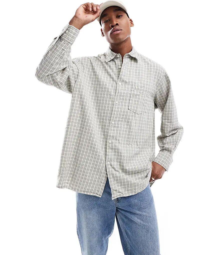 Свободная рубашка из хлопка бежевого цвета Jack & Jones
Свободная рубашка из хлопка бежевого цвета Jack & Jones