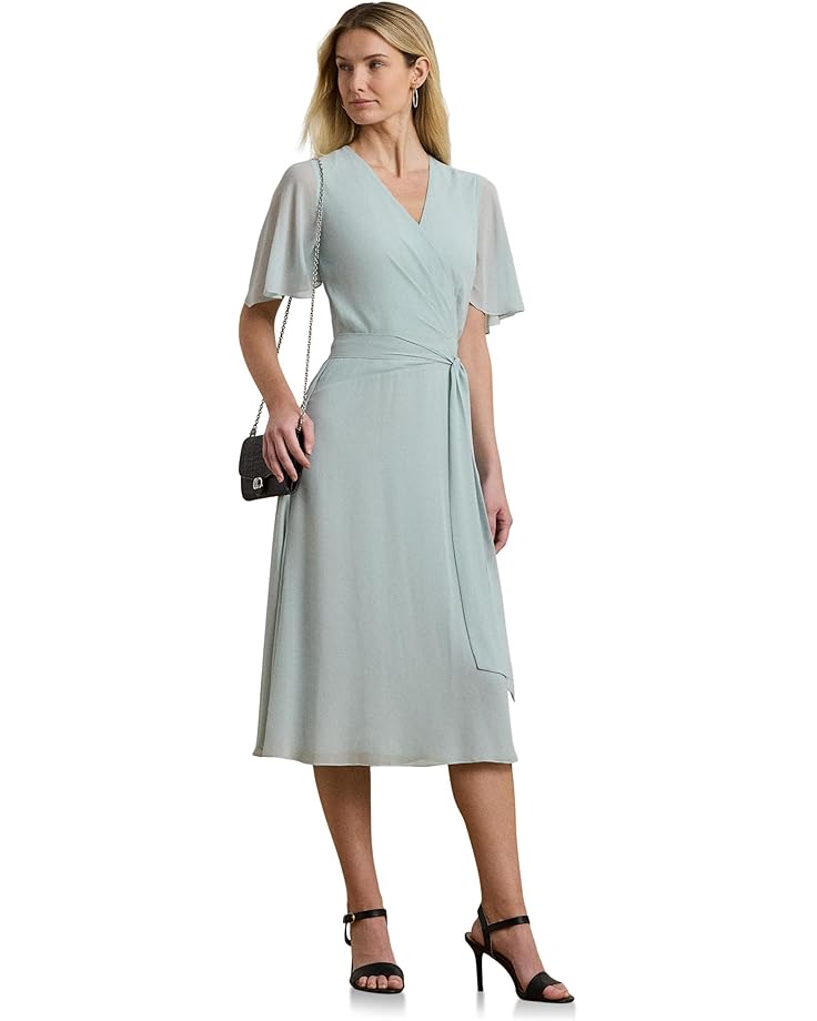 Платье Lauren Ralph Lauren Belted Georgette Dress, цвет Aqua Pearl
Платье Lauren Ralph Lauren Belted Georgette Dress, цвет Aqua Pearl