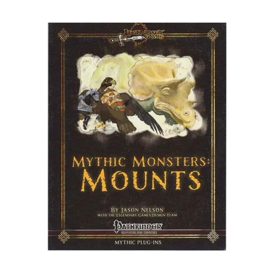 Mythic Monsters #4 - Mounts, Pathfinder 1st Edition - Mythic Monsters (Legendary Games), мягкая обложка
Mythic Monsters #4 - Mounts, Pathfinder 1st Edition - Mythic Monsters (Legendary Games), мягкая обложка