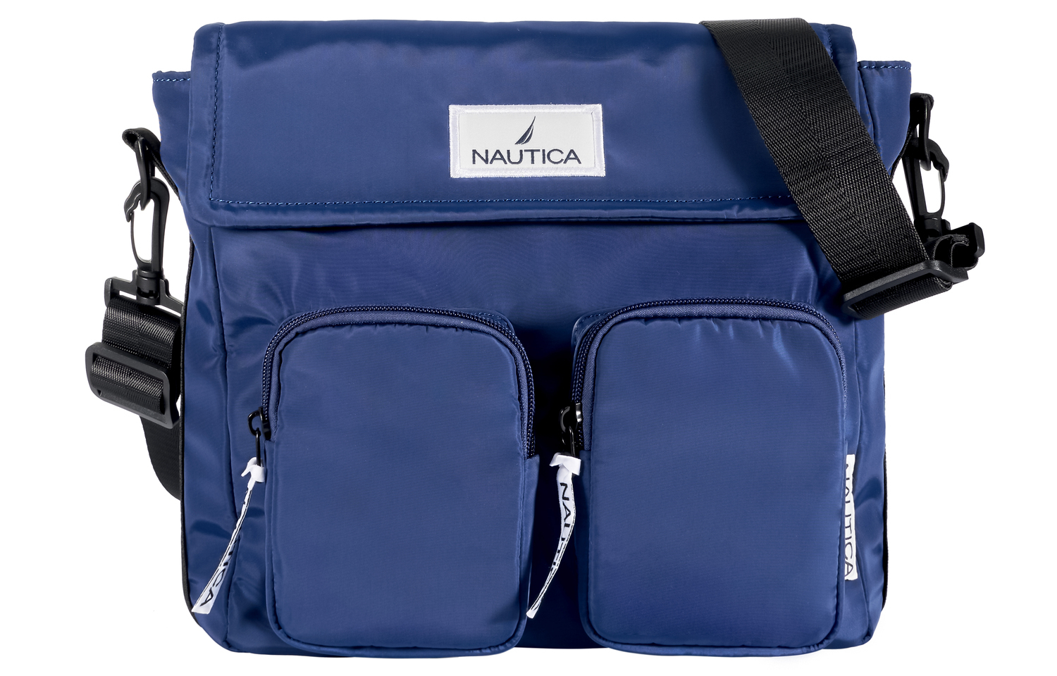 NAUTICA Нейлоновая наплечная сумка через плечо унисекс черный с королевским синим, Royal Blue
NAUTICA Нейлоновая наплечная сумка через плечо унисекс черный с королевским синим, Royal Blue