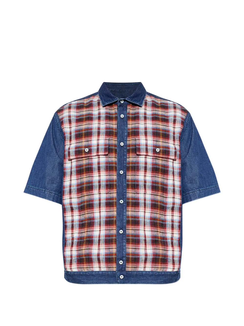 Джинсовая рубашка в клетку Dsquared2, синий
Джинсовая рубашка в клетку Dsquared2, синий