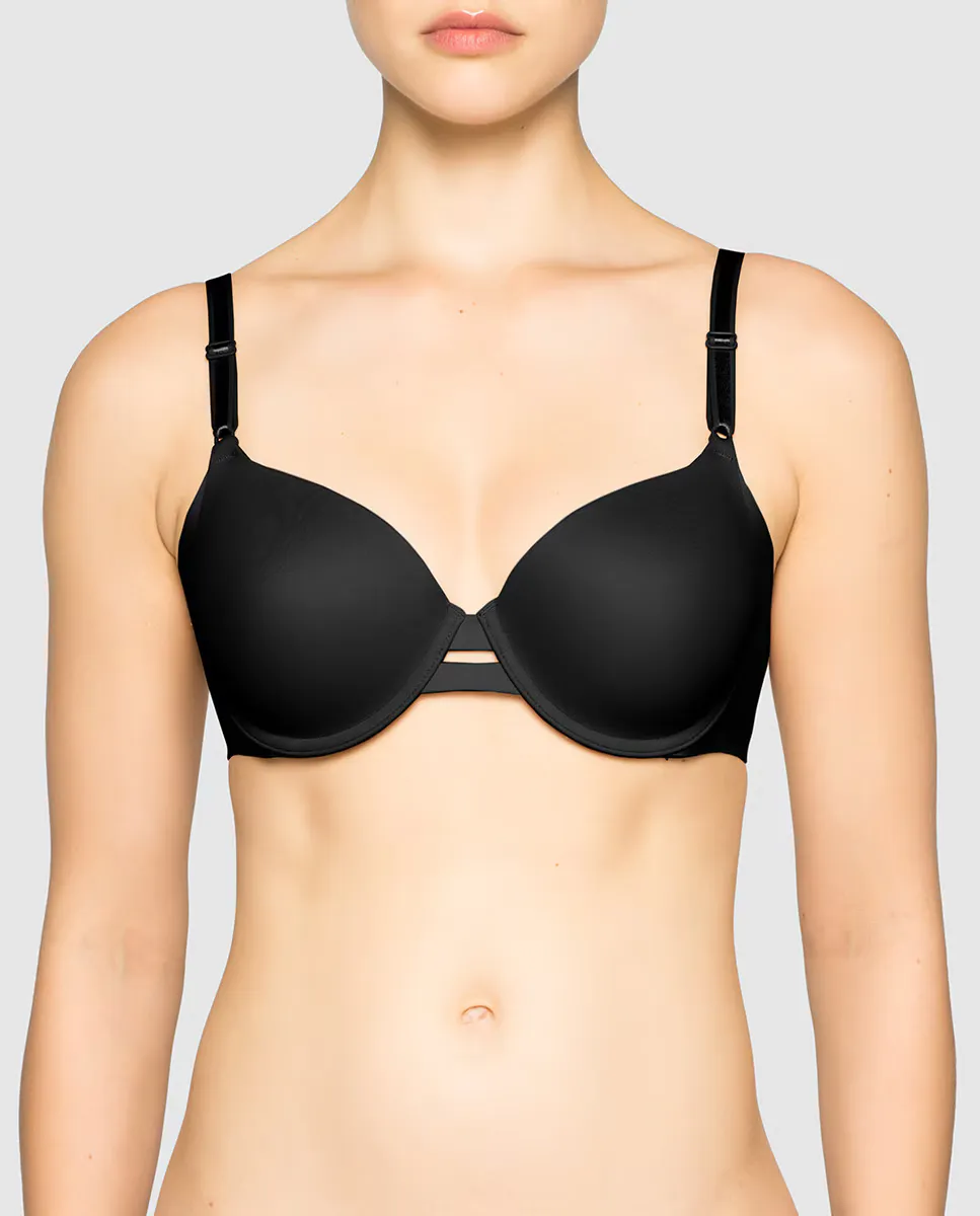 Базовый женский бюстгальтер на косточках Calvin Klein заданной формы, черный
Базовый женский бюстгальтер на косточках Calvin Klein заданной формы, черный