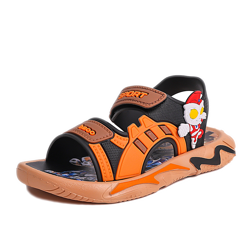 Низкие Детские сандалии SHIBU, хаки 
Низкие Детские сандалии SHIBU, хаки