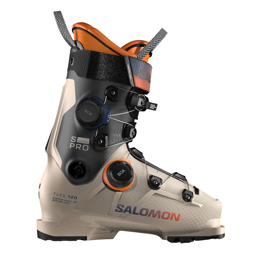Горнолыжные ботинки Salomon S/Pro Supra Dual BOA 120 (мужские) - зима 2026 года, Humus/Black/Orange Tiger
Горнолыжные ботинки Salomon S/Pro Supra Dual BOA 120 (мужские) - зима 2026 года, Humus/Black/Orange Tiger