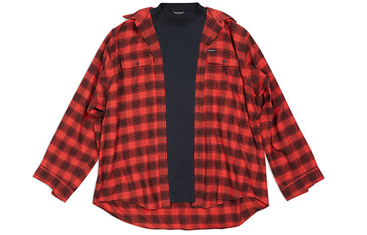 Рубашка Trompe L"Œil Мужская красная Balenciaga, красный
Рубашка Trompe L"Œil Мужская красная Balenciaga, красный