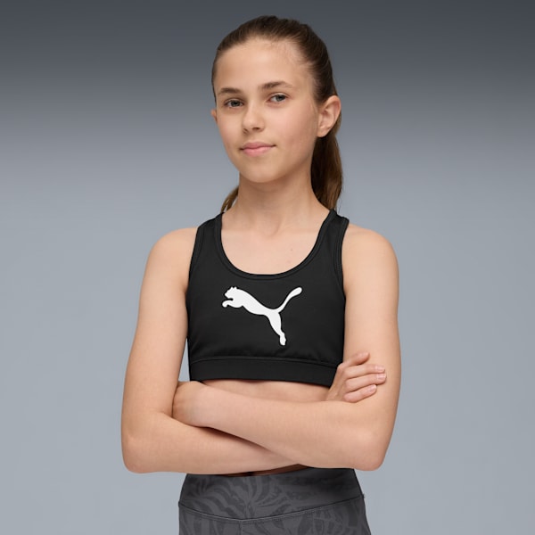 Спортивный бюстгальтер для девочек Train All Day Essentials Puma, черный
Спортивный бюстгальтер для девочек Train All Day Essentials Puma, черный