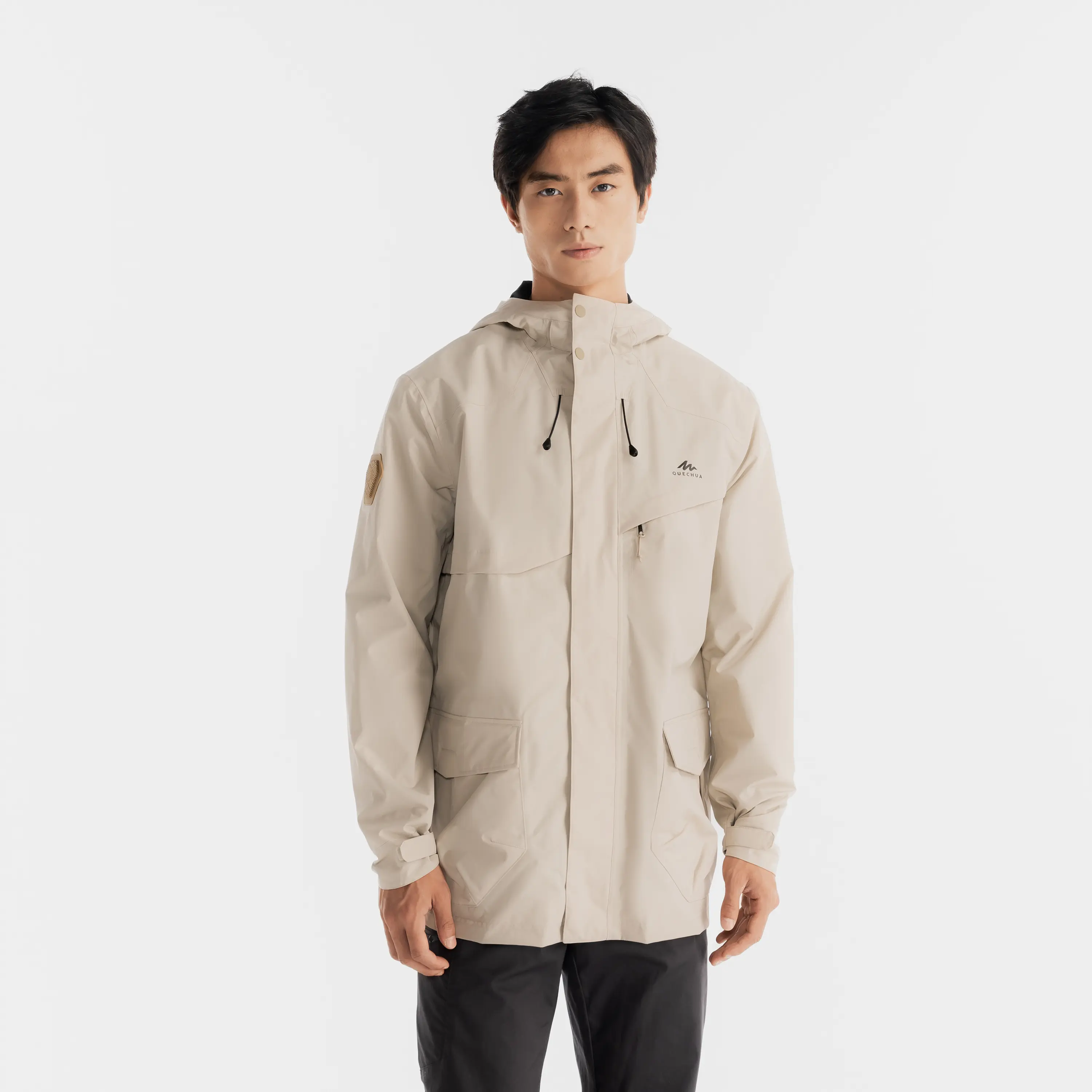 Мужская повседневная водонепроницаемая куртка для хайкинга Quechua NH500
Мужская повседневная водонепроницаемая куртка для хайкинга Quechua NH500