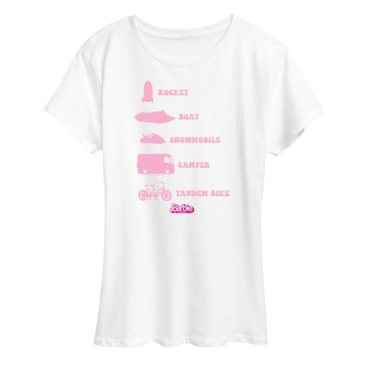 Детская футболка Barbie The Movie Vehicles с короткими рукавами и рисунком Licensed Character, белый
Детская футболка Barbie The Movie Vehicles с короткими рукавами и рисунком Licensed Character, белый