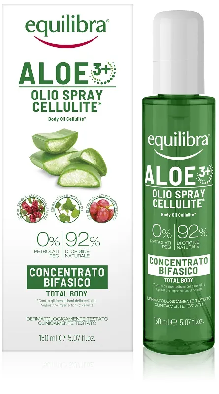 Масло для тела Equilibra Aloe Cellulite, 150 мл, антицеллюлитное действие
Масло для тела Equilibra Aloe Cellulite, 150 мл, антицеллюлитное действие