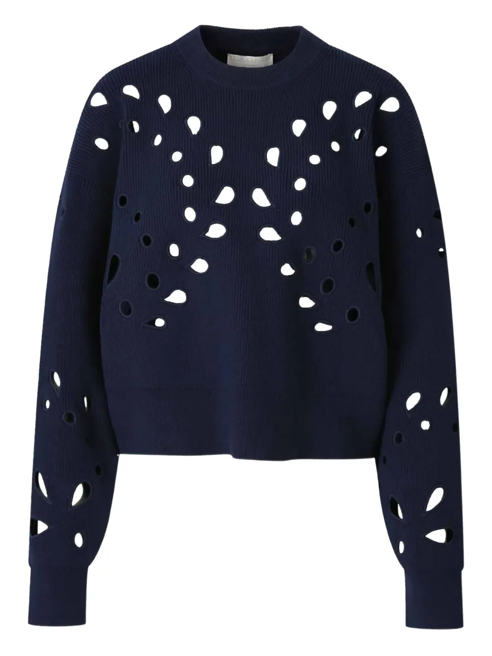 Джемпер с вырезами и резинкой Ulla Johnson, синий
Джемпер с вырезами и резинкой Ulla Johnson, синий