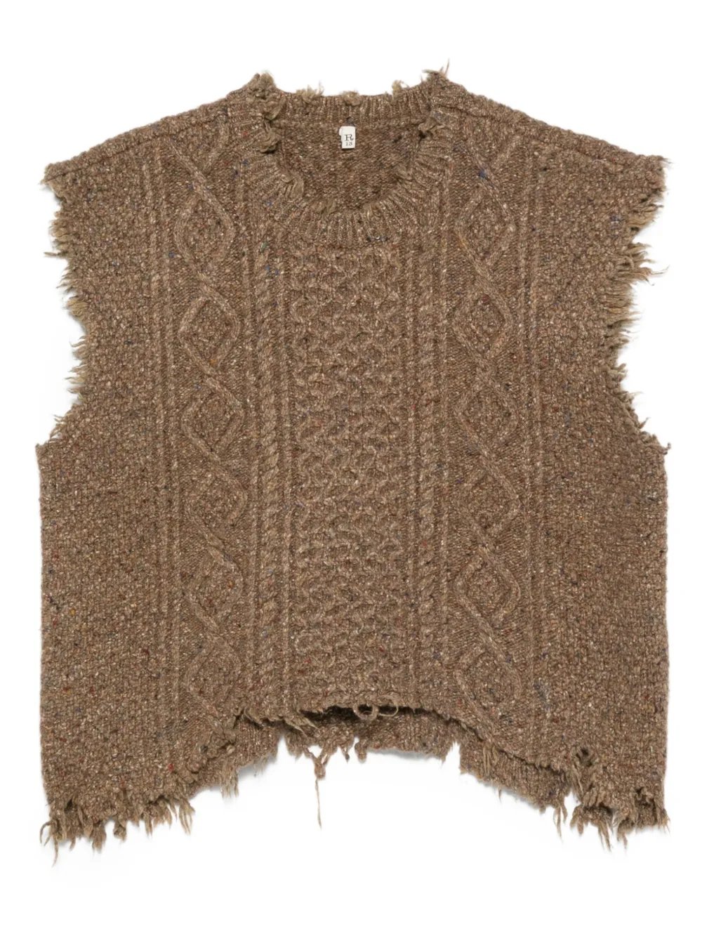 Свитер фактурной вязки R13, коричневый
Свитер фактурной вязки R13, коричневый