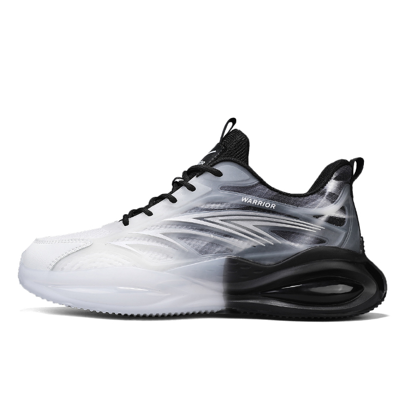 WARRIOR Амортизирующие легкие низкие кроссовки для бега мужские черно-белые, цвет Black White
WARRIOR Амортизирующие легкие низкие кроссовки для бега мужские черно-белые, цвет Black White