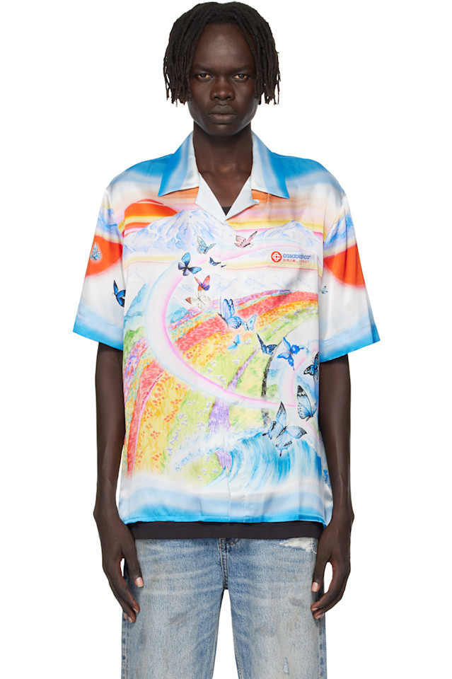 Casablanca Разноцветная шелковая рубашка
Casablanca Разноцветная шелковая рубашка