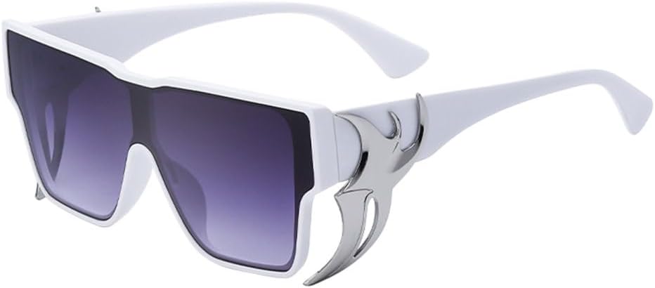 Крупные квадратные солнцезащитные очки для женщин, модные солнцезащитные очки в большой оправе для мужчин, трендовые солнцезащитные очки в стиле панк MTZJH, C4whitegray
Крупные квадратные солнцезащитные очки для женщин, модные солнцезащитные очки в большой оправе для мужчин, трендовые солнцезащитные очки в стиле панк MTZJH, C4whitegray