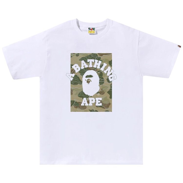 Футболка BAPE Layered Line Camo On College 'White/Beige', белый
Футболка BAPE Layered Line Camo On College 'White/Beige', белый