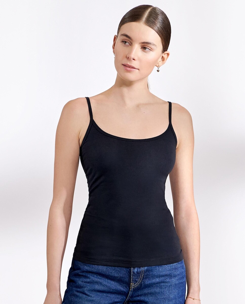 Женская эластичная майка Bread & Boxers, черный
Женская эластичная майка Bread & Boxers, черный