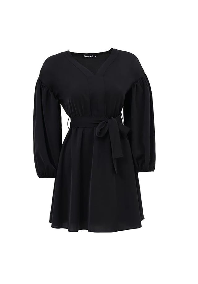 Мини-Платье со стильными рукавами-фонариками Freshlions, черный
Мини-Платье со стильными рукавами-фонариками Freshlions, черный