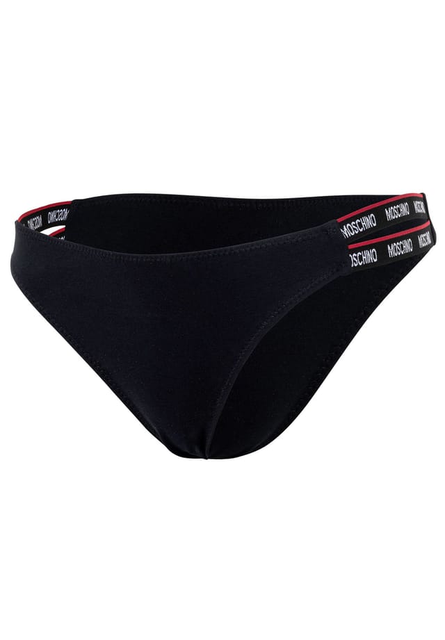 Трусы - трусы хлопок стрейч однотонные Moschino, черный 
Трусы - трусы хлопок стрейч однотонные Moschino, черный
