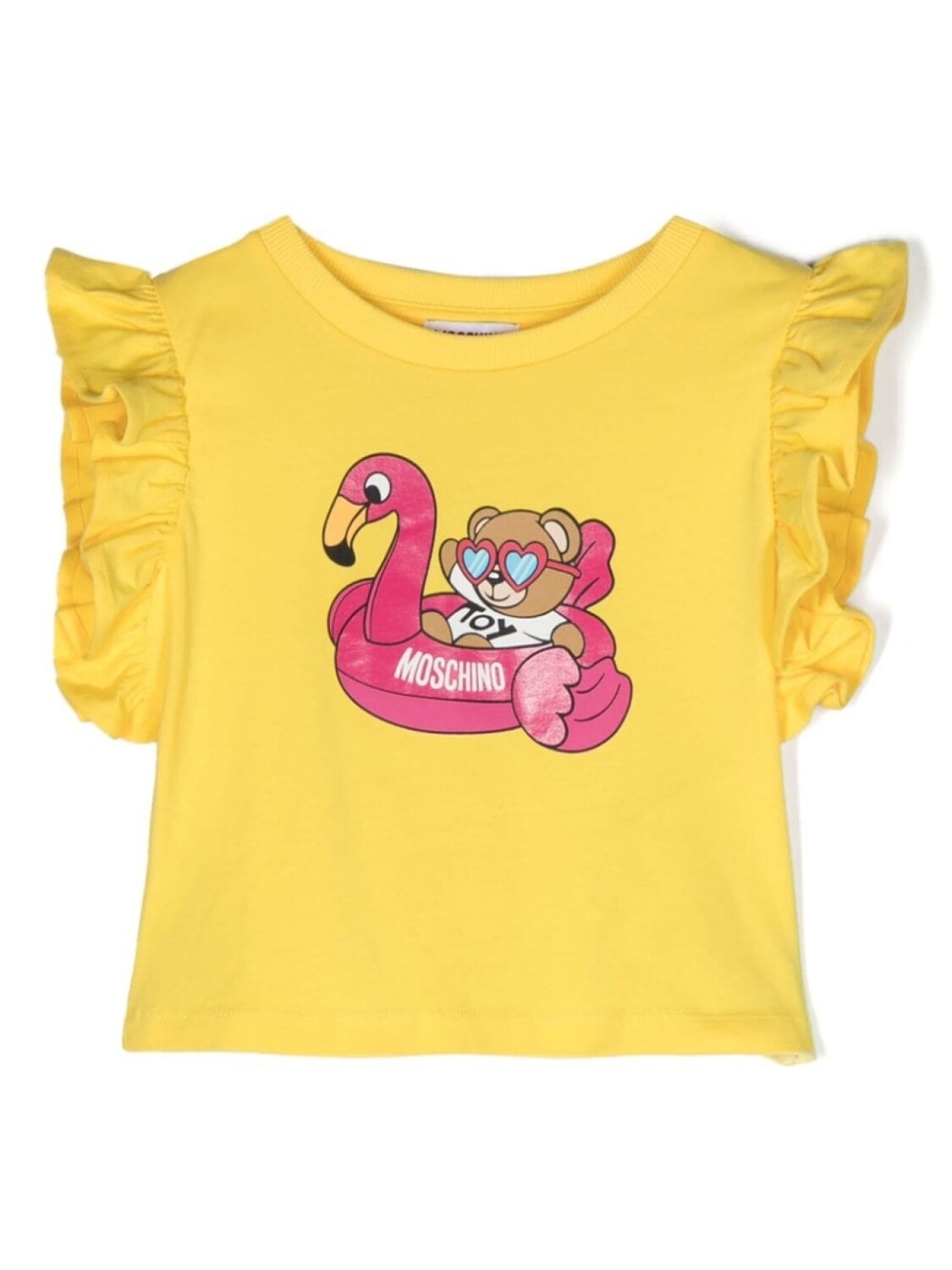 Футболка с принтом Teddy Bear Moschino Kids, желтый 
Футболка с принтом Teddy Bear Moschino Kids, желтый