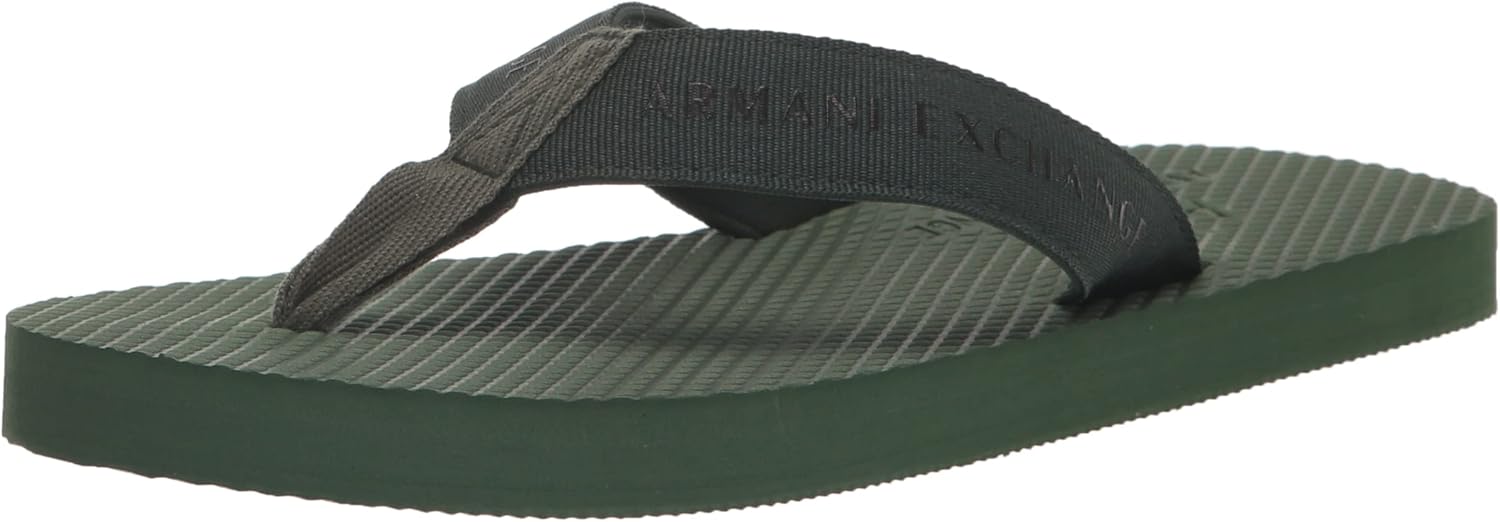 Мужские шлепанцы Armani Exchange с логотипом, темно-зеленый
Мужские шлепанцы Armani Exchange с логотипом, темно-зеленый