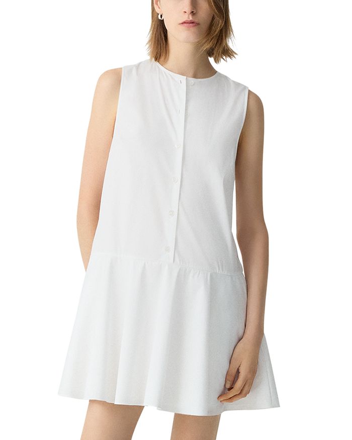 Безрукавное мини-платье из льняной смеси Theory, белый
Безрукавное мини-платье из льняной смеси Theory, белый