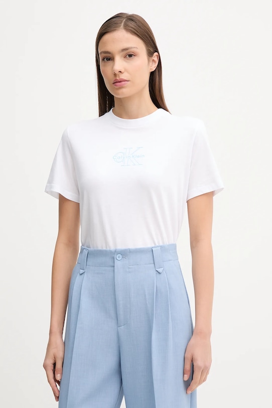 Хлопковая футболка Calvin Klein Jeans, белый
Хлопковая футболка Calvin Klein Jeans, белый
