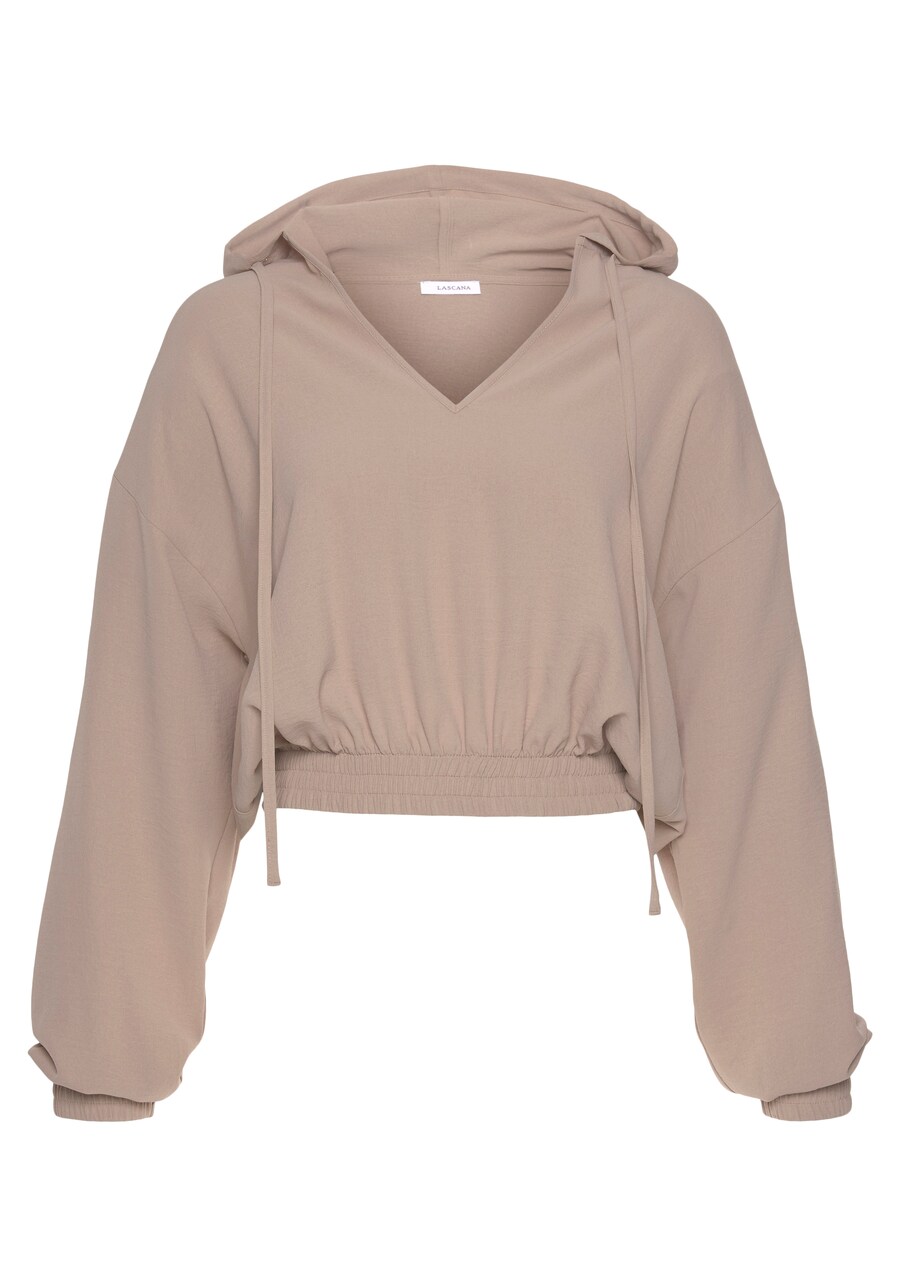 Толстовка LASCANA, бежевый
Толстовка LASCANA, бежевый