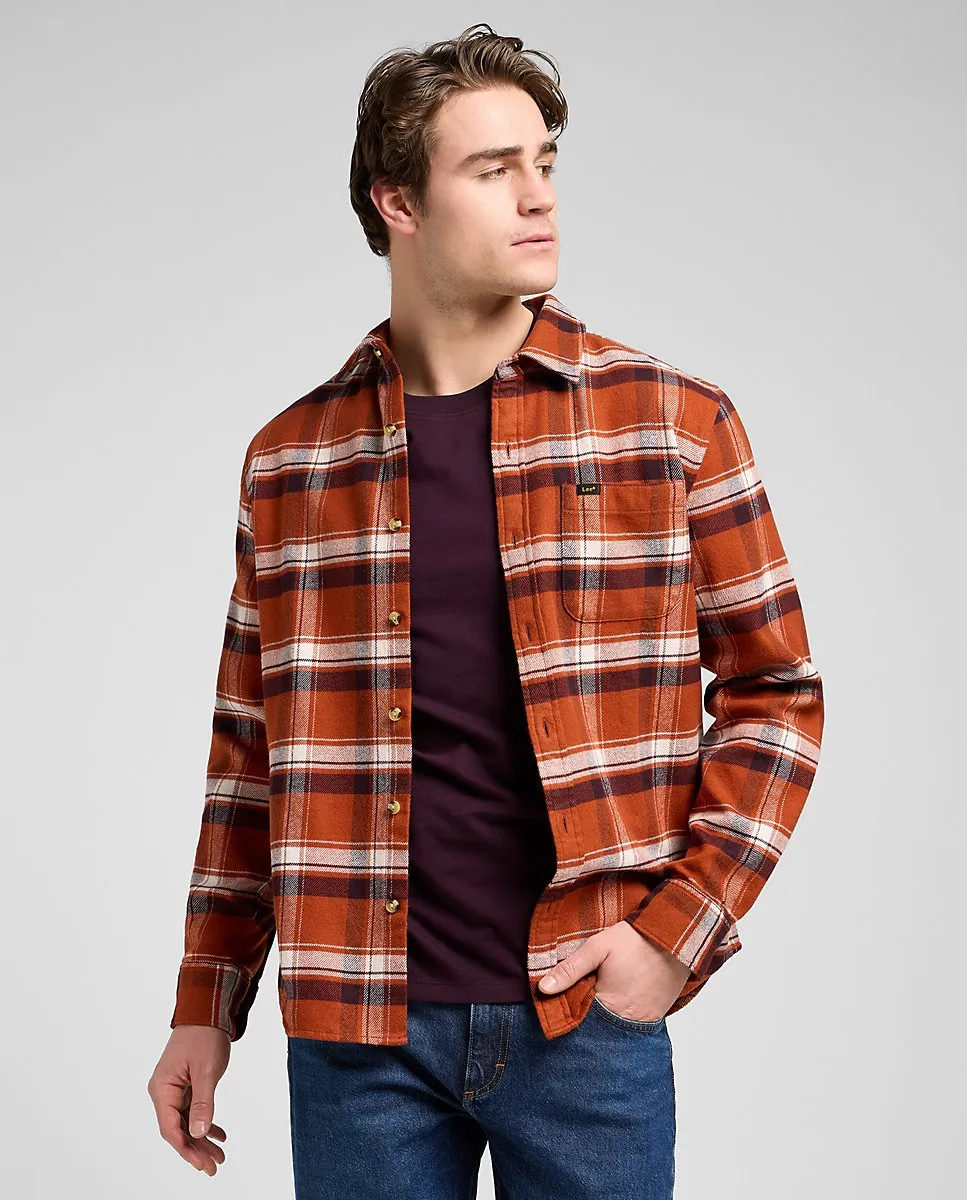Мужская рубашка свободного кроя в клетку Lee, коричневый/оранжевый
Мужская рубашка свободного кроя в клетку Lee, коричневый/оранжевый