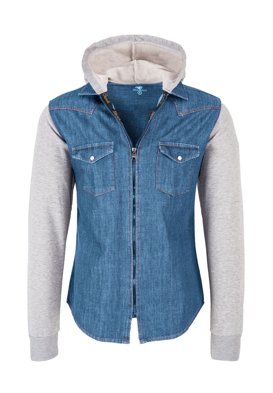 Рубашка Джинсовая рубашка с капюшоном, стандартного кроя Rock Creek, синий 
Рубашка Джинсовая рубашка с капюшоном, стандартного кроя Rock Creek, синий