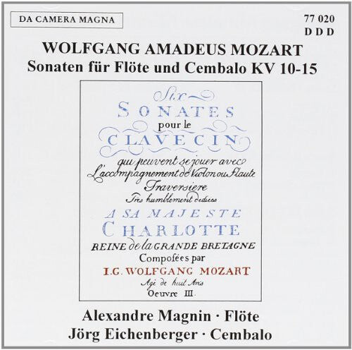 CD диск Mozart / Magnin: 6 Sons F. Flute & Cembalok 
CD диск Mozart / Magnin: 6 Sons F. Flute & Cembalok