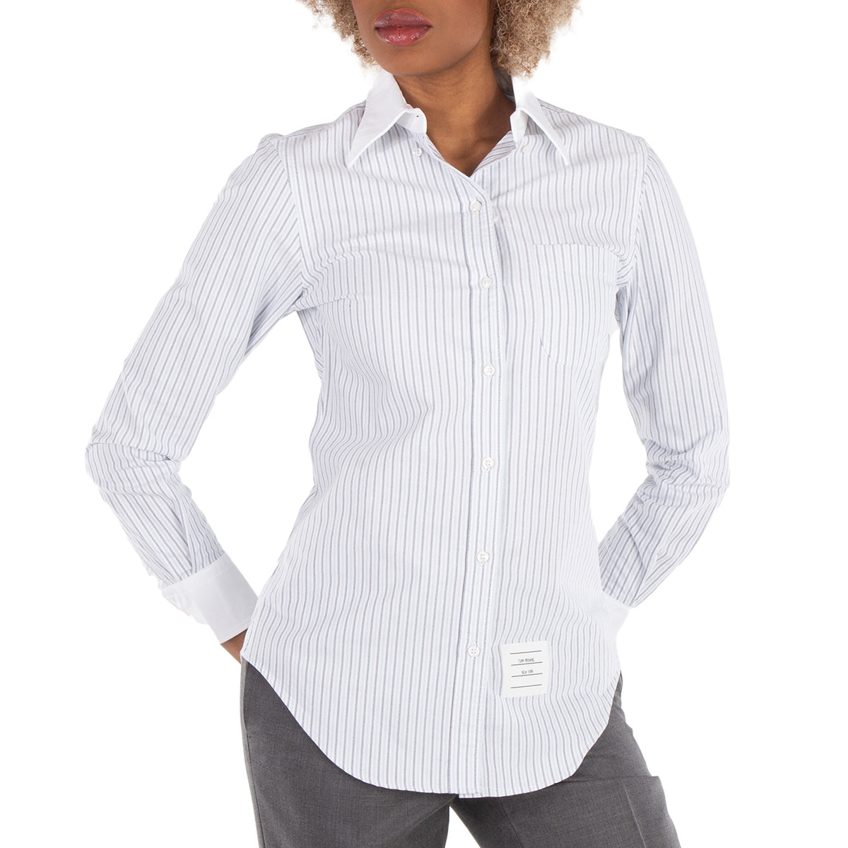 Thom Browne Полосатая Оксфордская Классическая Рубашка
Thom Browne Полосатая Оксфордская Классическая Рубашка