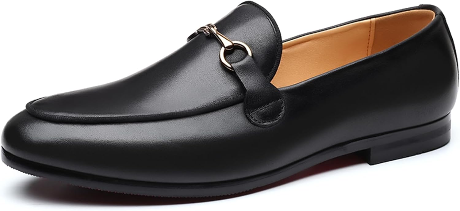 Мужские кожаные лоферы с металлической пряжкой, без застежки, с круглым носком, нескользящие, с низким каблуком, для официального делового, офисного и повседневного использования, для свадебных мероприятий и вечеринок Psieicwm, черный
Мужские кожаные лоферы с металлической пряжкой, без застежки, с круглым носком, нескользящие, с низким каблуком, для официального делового, офисного и повседневного использования, для свадебных мероприятий и вечеринок Psieicwm, черный
