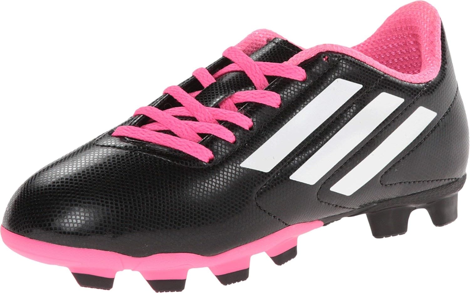 Футбольные бутсы adidas унисекс детские Conquisto Fg J, белый/черный/розовый
Футбольные бутсы adidas унисекс детские Conquisto Fg J, белый/черный/розовый