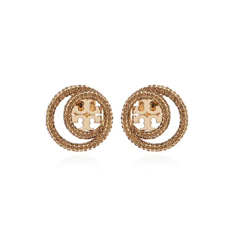 Серьги с двойным кольцом и декором TORY BURCH
Серьги с двойным кольцом и декором TORY BURCH