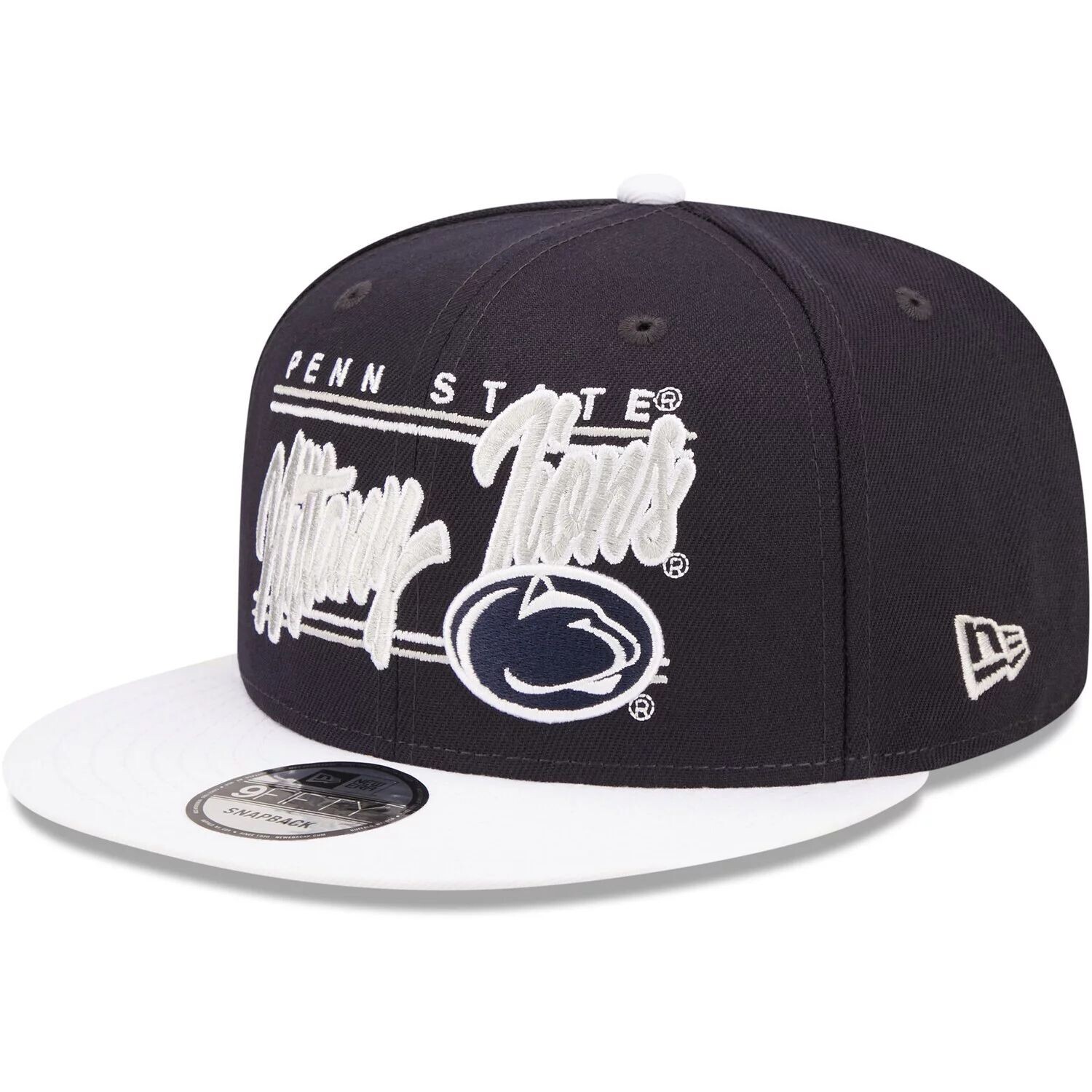 Мужская темно-синяя/белая кепка New Era Nittany Lions Team Script 9FIFTY Snapback
Мужская темно-синяя/белая кепка New Era Nittany Lions Team Script 9FIFTY Snapback