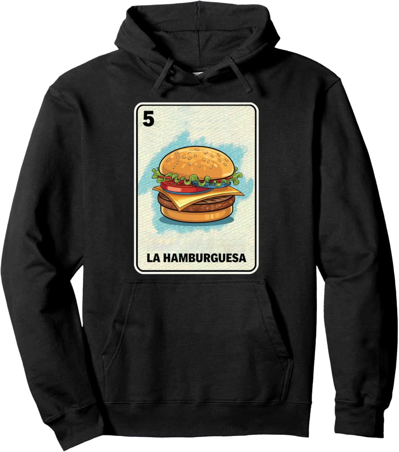 La Hamburguesa Мексиканская карточная игра Гамбургер Веселая толстовка для любителей еды Mexican Food Apparel, черный
La Hamburguesa Мексиканская карточная игра Гамбургер Веселая толстовка для любителей еды Mexican Food Apparel, черный