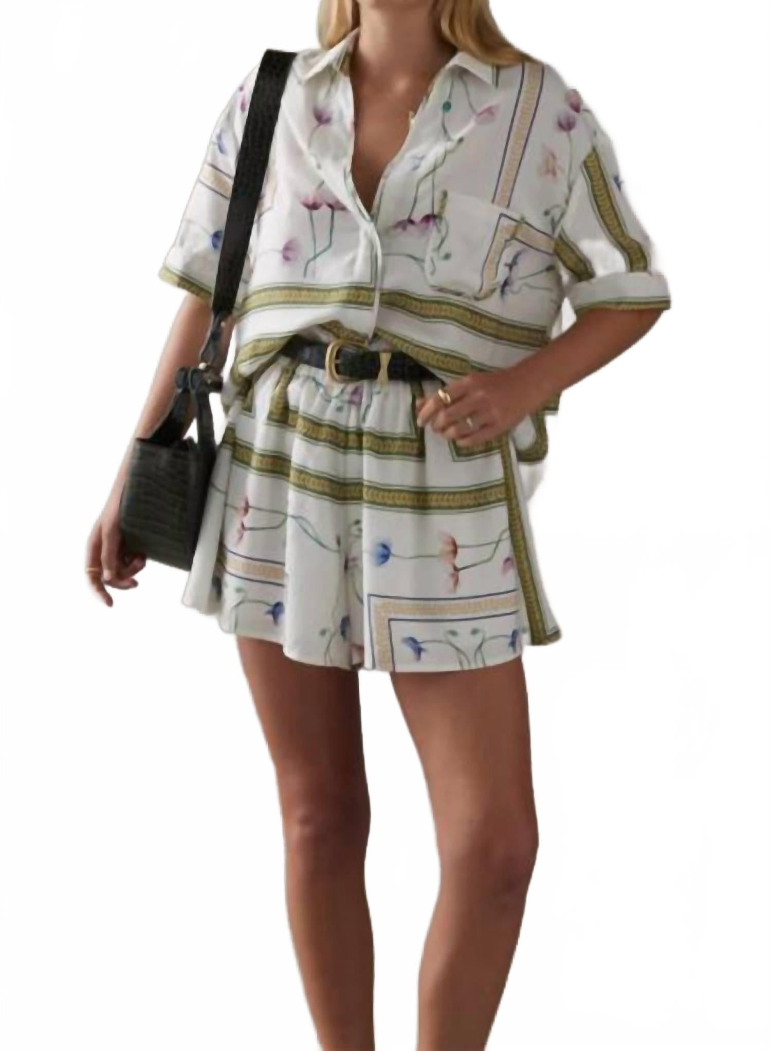 Шорты Edin With Floaty Hem Shorts In Amapola Sancia, Amapola
Шорты Edin With Floaty Hem Shorts In Amapola Sancia, Amapola