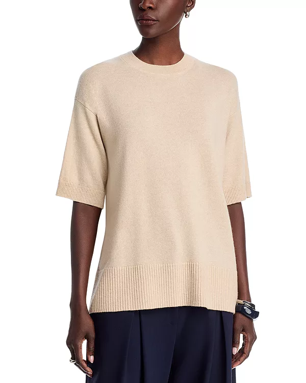 Кашемировый свитер с круглым вырезом Lafayette 148 New York, бежевый
Кашемировый свитер с круглым вырезом Lafayette 148 New York, бежевый