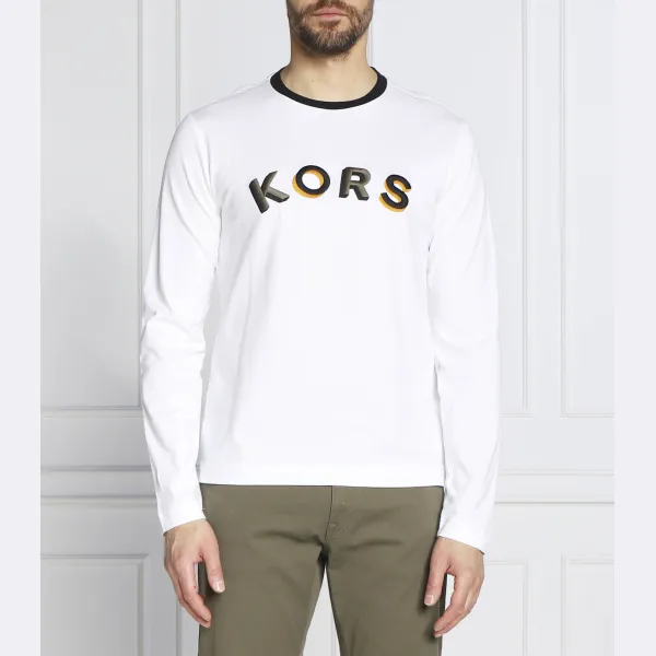 Футболка Kors стандартного кроя с длинными рукавами в стиле ретро. Michael Kors, белый
Футболка Kors стандартного кроя с длинными рукавами в стиле ретро. Michael Kors, белый
