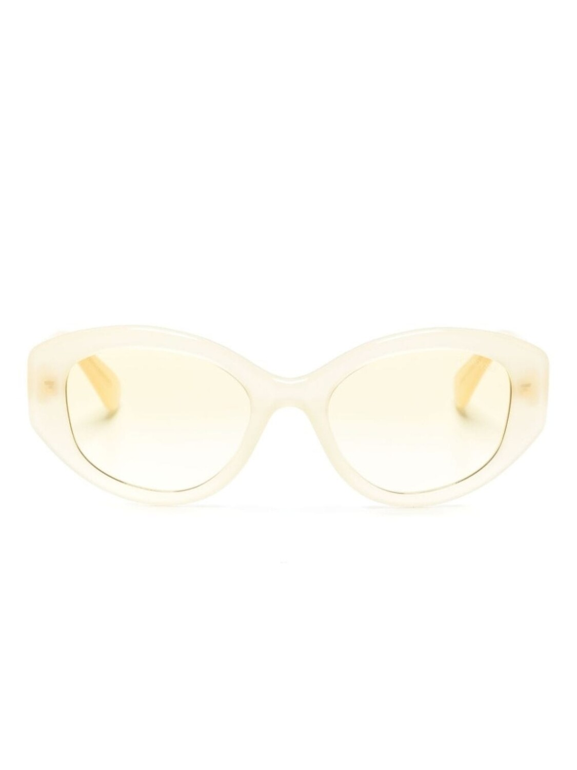 Swarovski солнцезащитные очки в овальной оправе с кристаллами, желтый 
Swarovski солнцезащитные очки в овальной оправе с кристаллами, желтый